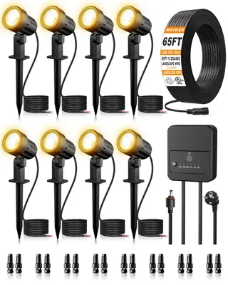 LED-Spots 8er-Set 3 W 330 LM warmweiß IP66
