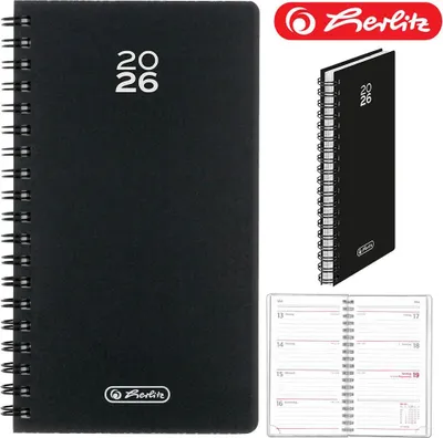 Image de Herlitz 300014222 Herlitz Spiralkalender Folie 2026