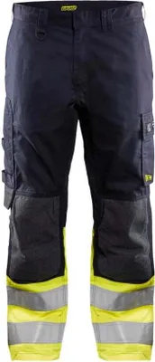 Produktbild von Blakläder Multinorm Bundhose Inhärent 1488 1512 in marineblau/gelb, Größe:60