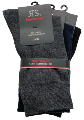 Produktbild von RS Harmony 3er-Pack Socken schwarz/blau/anthrazit