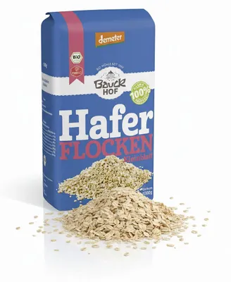 Produktbild von Bauckhof Haferflocken Kleinblatt Demeter - 1 Beutel