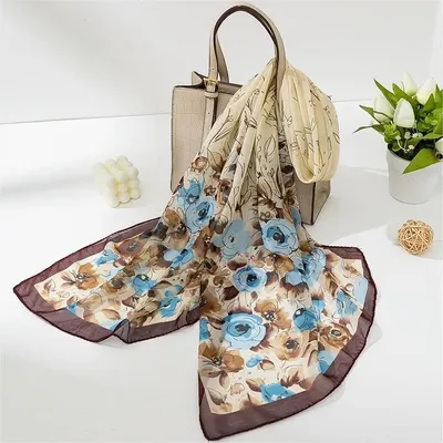 Immagine prodotto di Foulard SE-38353 Marrone e Multicolore Elegante KP38353