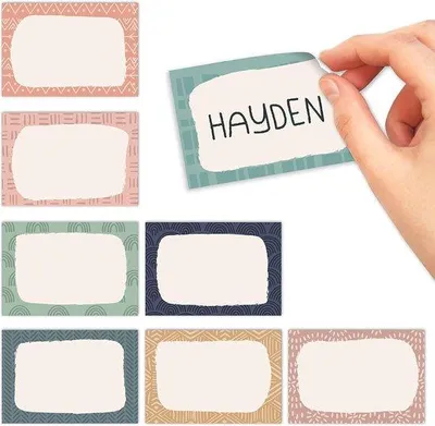 Produktbild von Kleurechte Etiketten Stickers für Schulkästchen