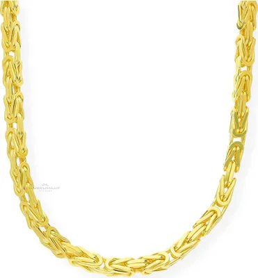 Produktbild von JuwelmaLux Königskette 925/000 Sterling Silber goldplattiert JL18-05-0266 50 cm
