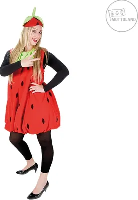Produktbild von Erdbeere Plüsch 2-tlg. OneSize