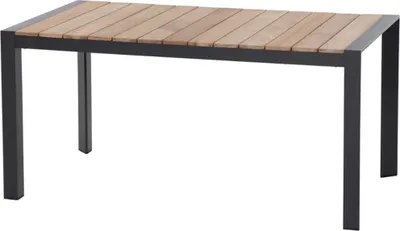 Produktbild von Gartentisch >Londra< in matt anthrazit - 140x67x80 (BxHxT)
