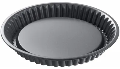 Tortenbodenform 28 cm, antihaftbeschichtet, schnittfest, gewellter Rand