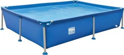 Produktbild von Stahlrahmenpool blau 228x159x42cm
