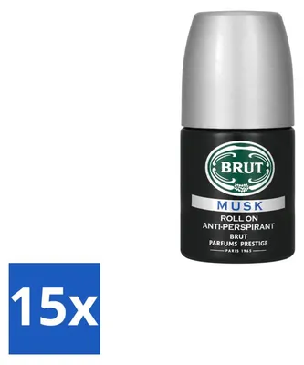 Image de 15 déodorants roll-on anti-transpirants Musk - 50 ml - Pack économique - 15 pièces