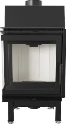 Produktbild von Kamineinsatz aus Stahl KRATKI BLANKA links 8 kW Ø 160