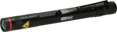 Produktbild von KS Tools 150.4370, Stift-Blinklicht, Schwarz, Aluminium, Tasten, IPX3, -10 - 45 °C
