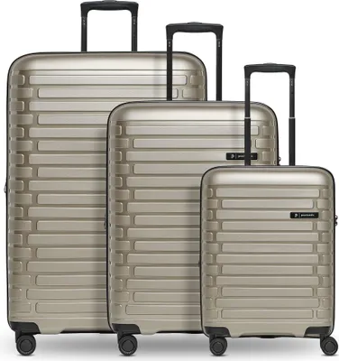 Produktbild von Pactastic Collection 04 Trolley-Set S / M / L Champaign - Metallic taupe 55cm