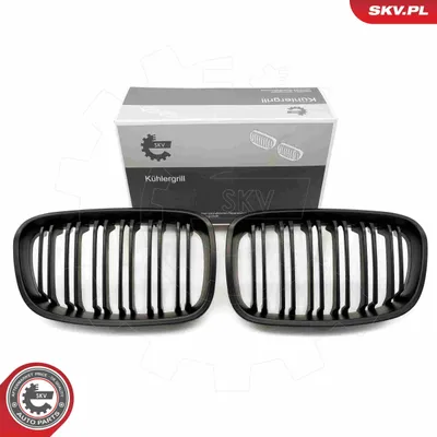 Produktbild von ESEN SKV 66SKV018 Kühlergrill Frontgrill für BMW 1 Schrägheck (F20) Schwarz-Matt