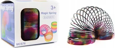 Zdjęcie produktu dla Sprężyna Magiczna Kolorowa Sprężynka Zabawka