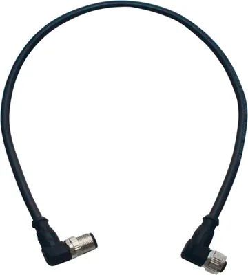 Produktbild von Harting 21348687C78005, 0,5 m, M12, M12, Schwarz, Polyurethane (PUR), Deutschland