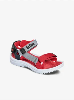 Image de Sandales grises et rouges pour filles Lee Cooper - 32