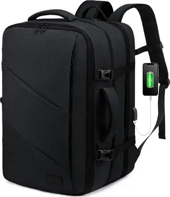 Produktbild von Famanu Reisrucksack erweiterbar - Schwarz