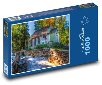 Obrázek produktu pro Puzzle 1000 Pohádkový dům na venkově - martinpuzzle