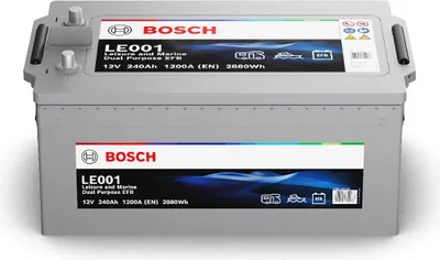 Obrázek produktu pro Bosch LE001 Duální startovací a napájecí baterie EFB 12V 240Ah 1200A