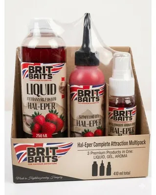 Productafbeelding van BritBaits Multipack 3-in-1: Vis-aardbei