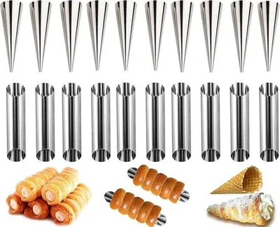 Produktbild von Famanu Backformen-Set 20-teilig - Edelstahl, vielseitige Backzubehör