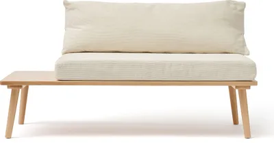 Produktbild von Kids Concept Low seater Saga, Kindersofa aus Buchenholz 90x43x44 cm - Sitzhöhe 26 cm.