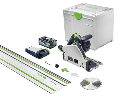 Immagine prodotto di Festool TSC 55 KSEB-Basic-FS Sega a immersione a batteria 18 V 160 mm Brushless + 1x batteria 8,0 Ah + guida + Systainer - senza caricabatterie