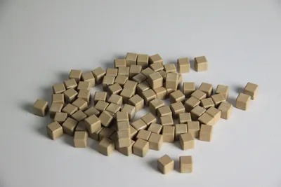 Produktbild von Dienes 100 Einerwürfelchen Re-Wood®