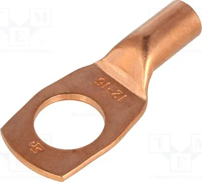 Immagine prodotto di 2 connettori a crimpare per cavi a spirale, sezione 16 mm², filettatura M12, per cavi KM16/12, non isolati
