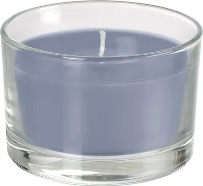 Immagine prodotto di Duni barattolo per candele Ibiza acciaio blu 60x85mm tempo di combustione 18h 1 confezione