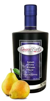 Produktbild von Balsamico Creme Birne 0,5L 3% Säure mit original Crema di Aceto Balsamico di Modena IGP