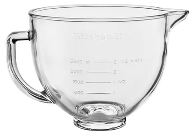 Produktbild von KitchenAid 5KSM5GB, Schüssel, Transparent, Glas, 4,7 l