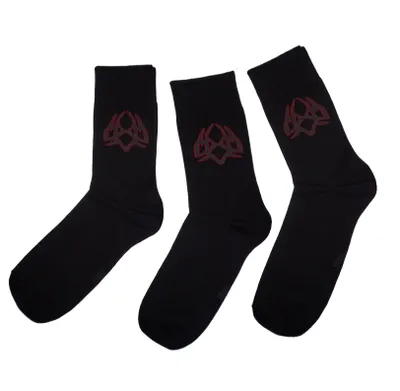 Produktbild von Herren Business Socken 3-er Pack aus Baumwolle Spinne Schwarz Größe 39-42