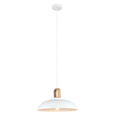 Zdjęcie produktu dla Lampa wisząca Danito biała 1xE27x40W metal wym:120x40x40cm IP20 Italux