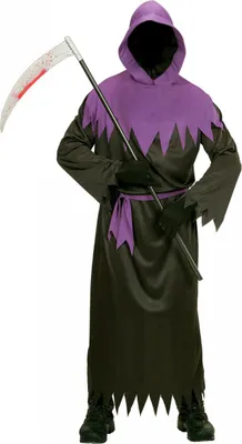 Produktbild von Phantom Kostüm mit violetten Kragen Größe: S
