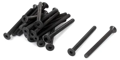 Produktbild von 20 Stš¹ck M3 x 35 mm Senkkopfschrauben Innensechskant Flachkopf Senkkopfschrauben Senkschrauben Schwarz