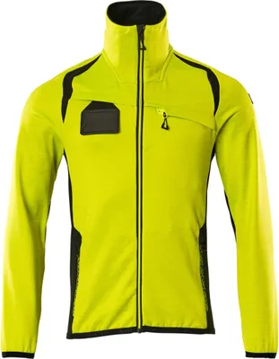 Produktbild von Mascot Fleecepullover mit Reißverschluss 19403 Gr. L hi-vis gelb/schwarz