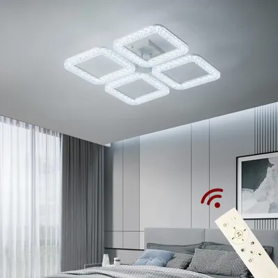 Obrázok produktu pre LED stropné svietidlo DF-4 50 cm stropné svietidlo s diaľkovým ovládaním farba svetla/jas nastaviteľný stmievateľný A+ LED stropné svietidlo do obývačky LED stropné svietidlo
