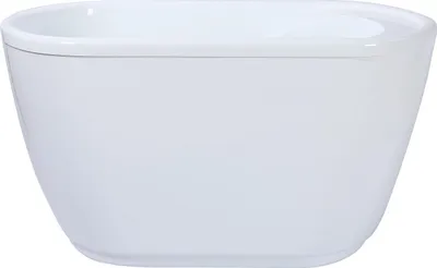 Produktbild von PICCOLA Badewanne gebogen - 1 Sitzer - 120 x 75 x H 65 cm - weiß