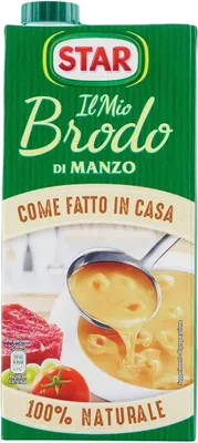 Produktbild von Star brodo Manzo Brühe Flüssigkeit Rindfleisch an Geschmack Fertiggerichte 1Lt