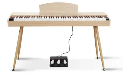 Produktbild von Digitales Klavier Piano Heimklavier Digital Keyboard 135cm Hellbraun