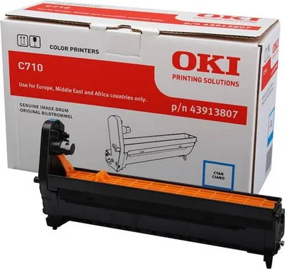 Obrázok produktu pre OKI 43913807, 15000 strany, Azúrová, 1 kusov