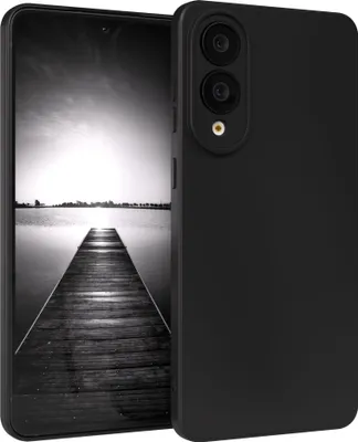 Produktbild von EAZY CASE - TPU Hülle für Samsung Galaxy S25 Edge, TPU Case stoßfeste Handyhülle, weiches Cover mit Kameraschutz, Silikonhülle in Schwarz