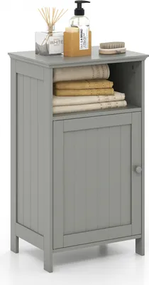 Obrázek produktu pro COSTWAY Koupelnová skříňka s nastavitelnou policí, příborník 40x30x70cm