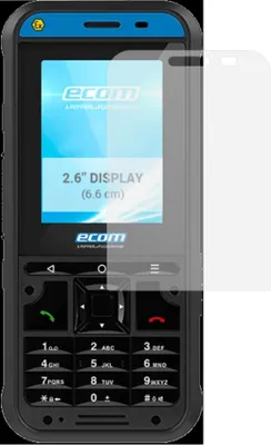 Produktbild von 5x Schutzfolie für Ecom Ex-Handy 10 DZ2 - kristallklar, antibakteriell