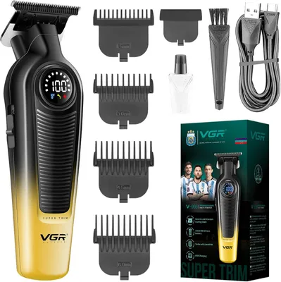 Produktbild von Haarschneidemaschine Profi, Kabelloses Trimmer Herren 7000 U/Min Turbolader, Barttrimmer Herren mit Keramisch Titanbeschichteten Klingen,LED Anzeige