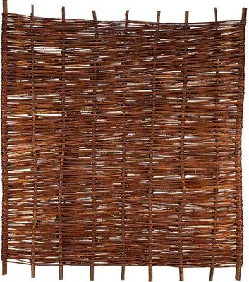 Produktbild von ASO Weidengeflechtzaun, geflochten auf Haselnußruten, 180 x 180 cm