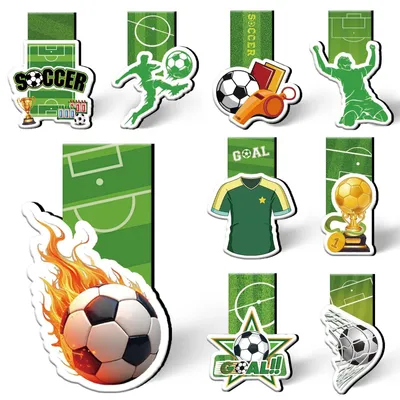 Produktbild von Magnetische Boekleggers voor Kinderen - Voetbalthema