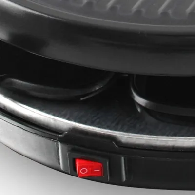 Produktbild von Daily Home Raclette Grill 6 Personen Gourmetset schwarz PFAS-frei