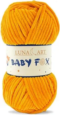 Zdjęcie produktu dla Włóczka Luna Art Baby Fox 100-25 / pomarańcz